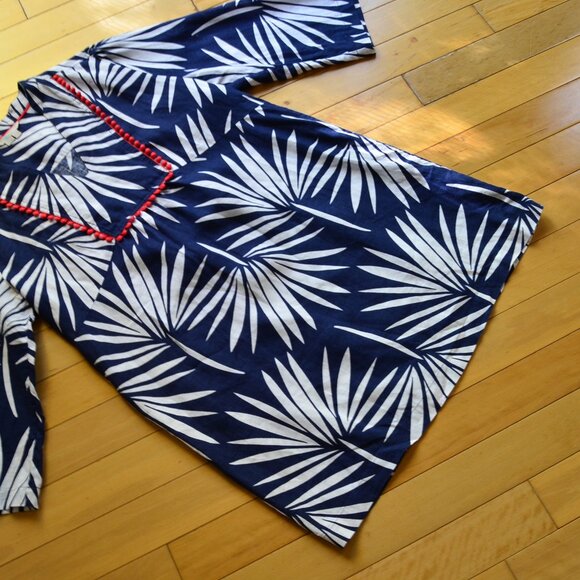 Boden Evangeline Linen Tunic Dress Size 12R - Picture 7 of 12